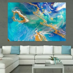 Heart Reef. Abstract Seascape. Print