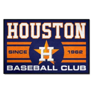Houston Astros Starter Mat Accent Rug - 19in. x 30in., Uniform Design