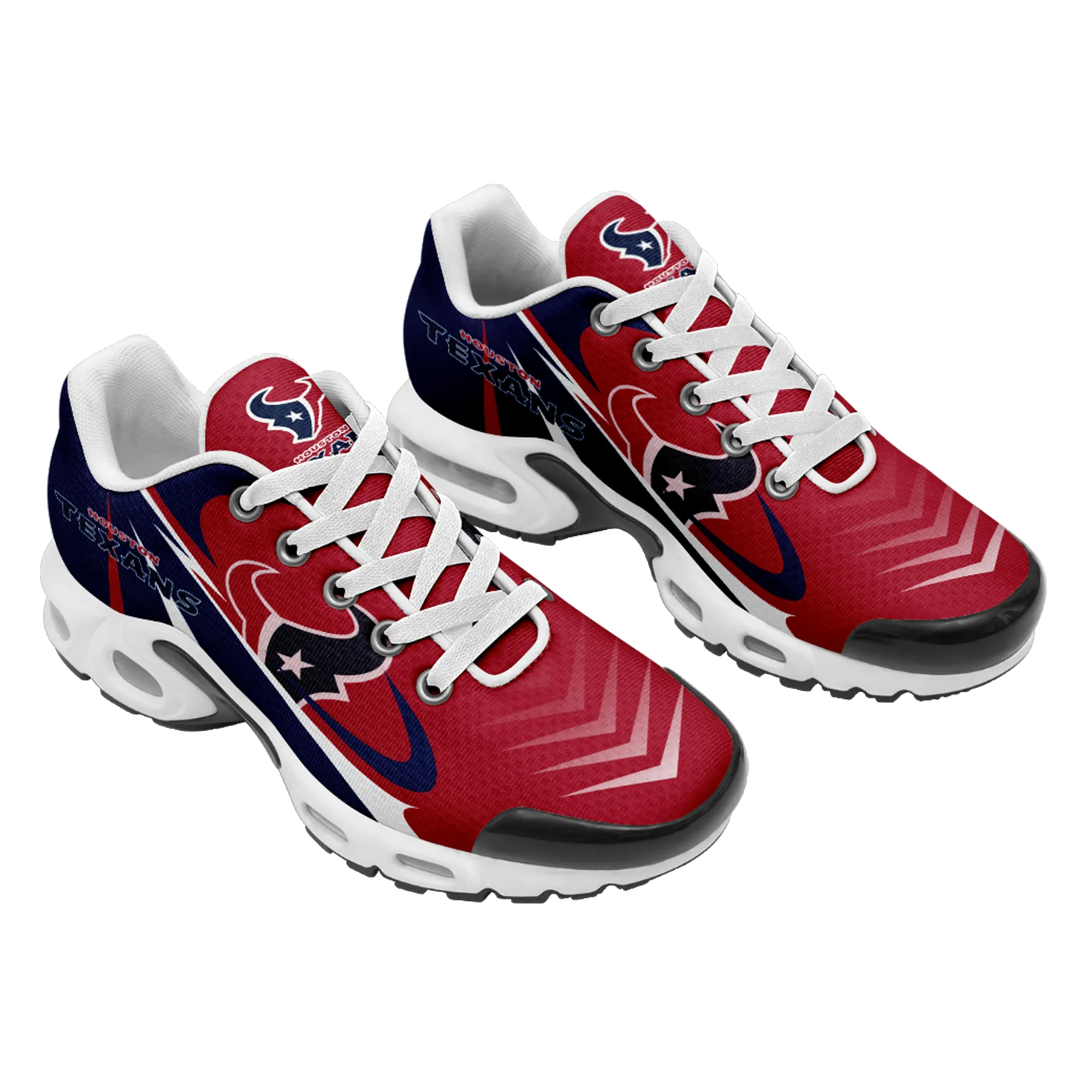 Houston Texans- Fashion Men/Women Sports Shoes Sports Wear Shoes NFL Game Comfortable and Breathable