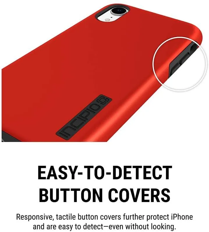 Incipio Dual Pro case for iphone XR Red/Black - IPH-1748-RBK