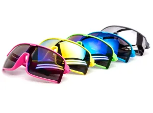 Kids Neon Wraparound Sunglasses - 5 Colors