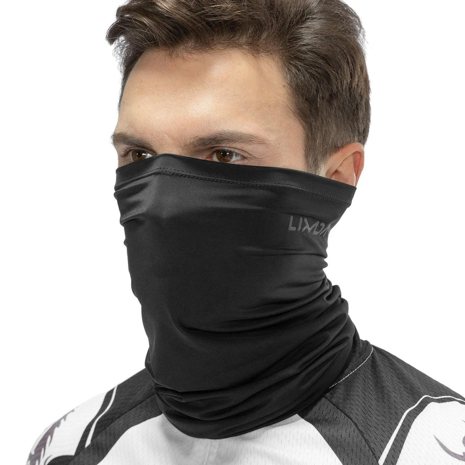 Lixada Cycling Half Face Cover Motorcycle Neck Warmer Riding Neck Gaiter Cooling Climbing Running Hiking Neck Wrap Ice Silk Dust Sunlight Protection Cycling Headgear