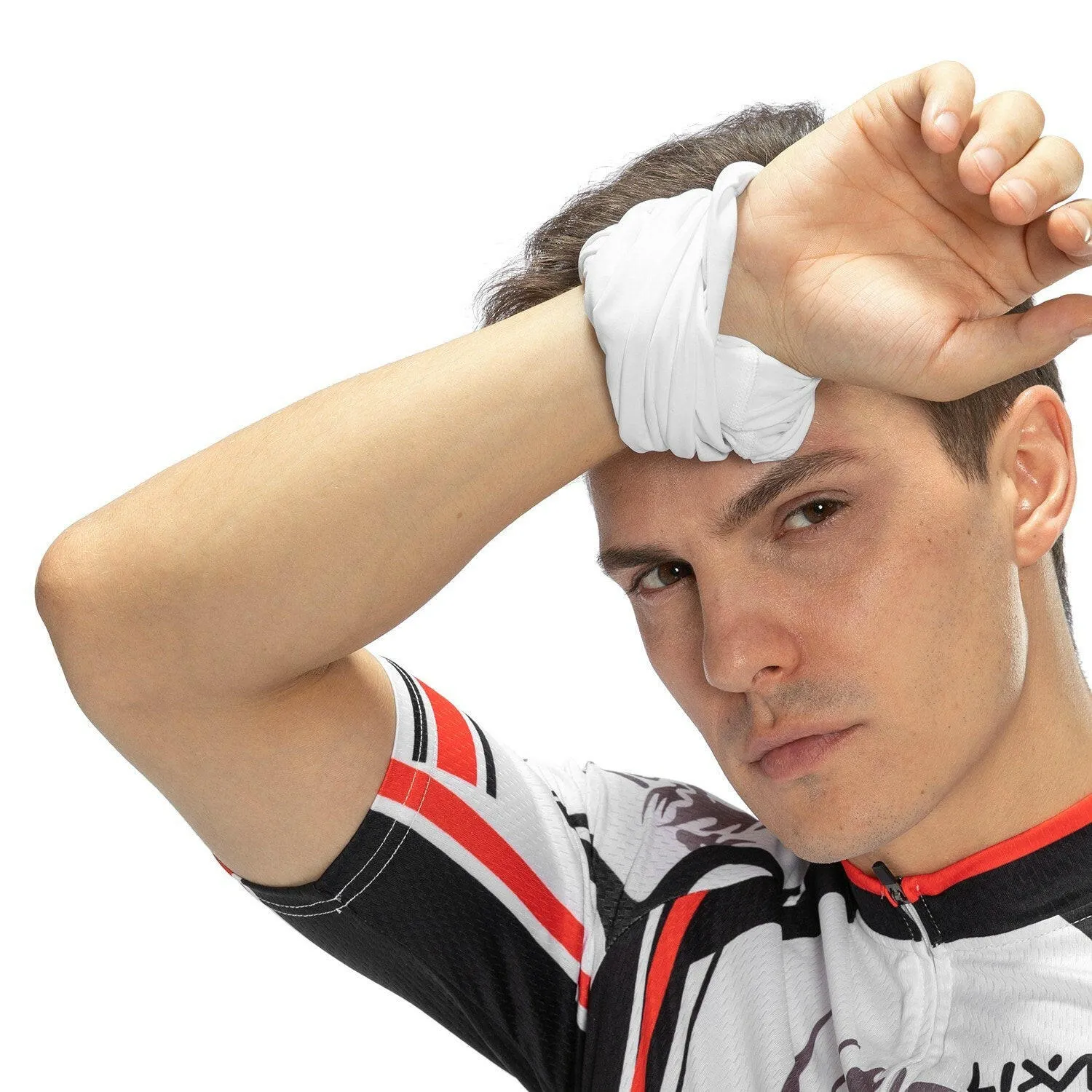 Lixada Cycling Half Face Cover Motorcycle Neck Warmer Riding Neck Gaiter Cooling Climbing Running Hiking Neck Wrap Ice Silk Dust Sunlight Protection Cycling Headgear