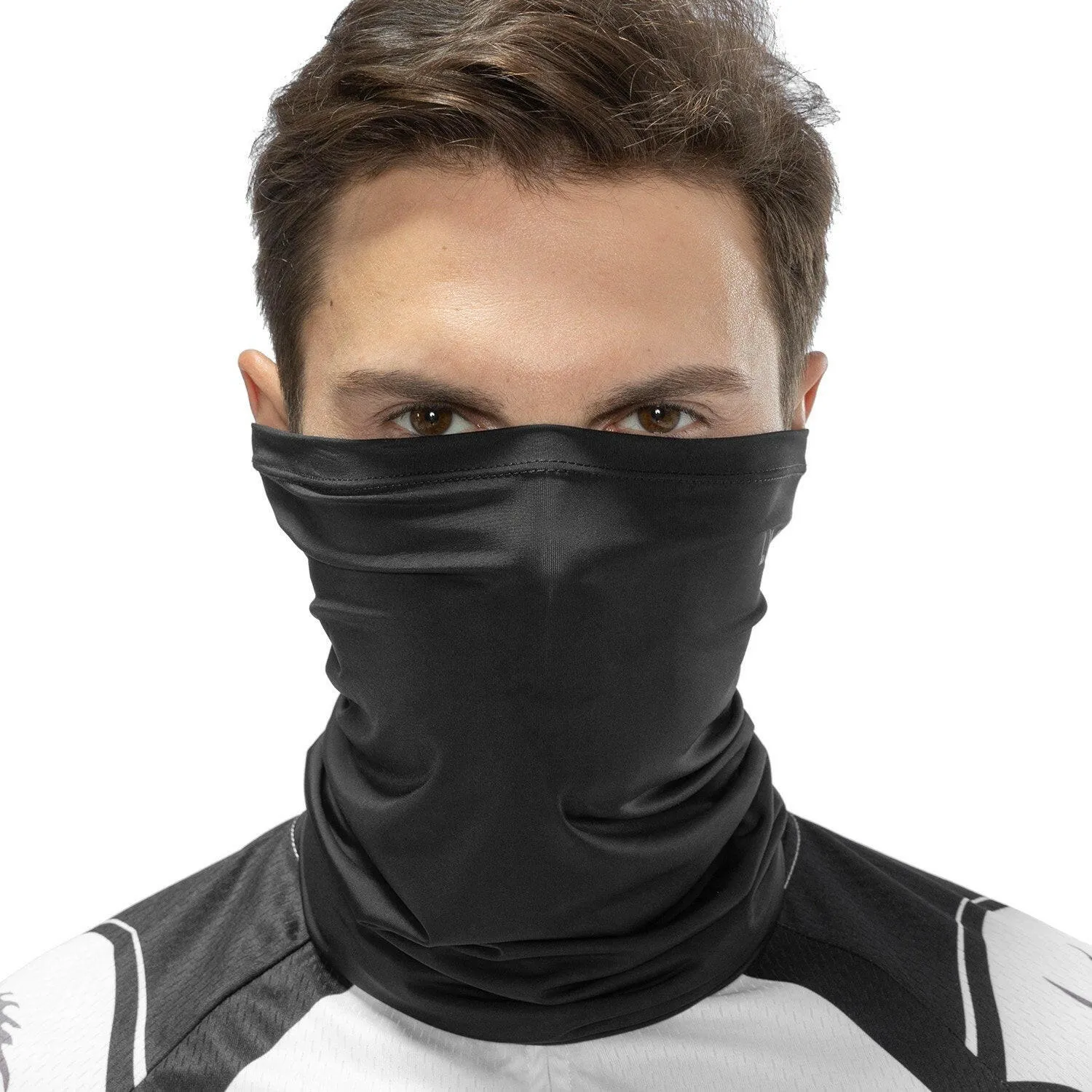 Lixada Cycling Half Face Cover Motorcycle Neck Warmer Riding Neck Gaiter Cooling Climbing Running Hiking Neck Wrap Ice Silk Dust Sunlight Protection Cycling Headgear