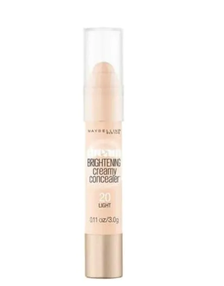 Maybelline New York Dream Brightening Creamy Concealer, Light, 0.11 oz.