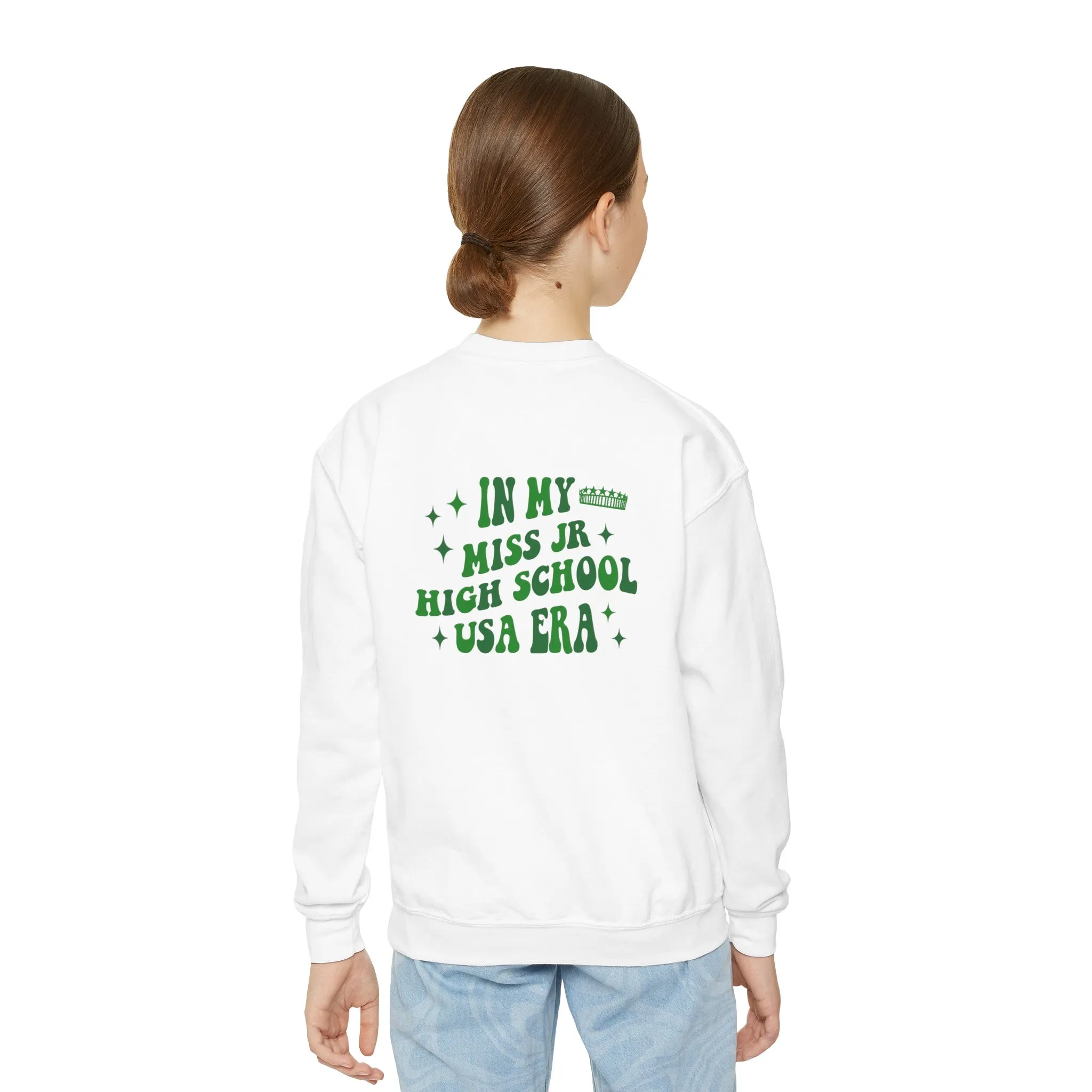 Miss Jr High School USA Youth Crewneck Sweatshirt