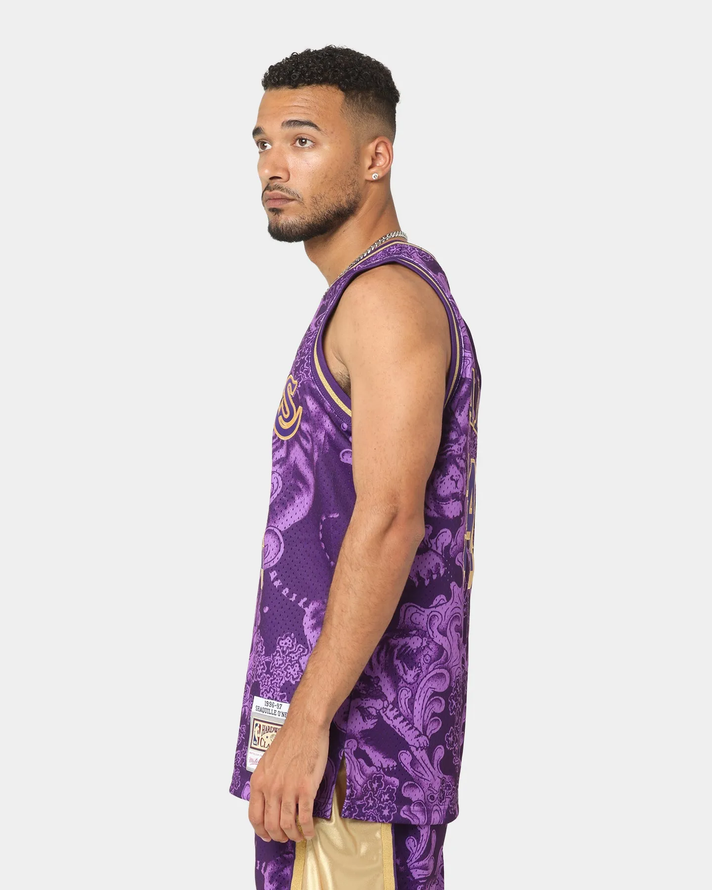 Mitchell & Ness Los Angeles Lakers Shaquille O'Neal #34 CNY 4.0 Swingman Jersey Dark Purple