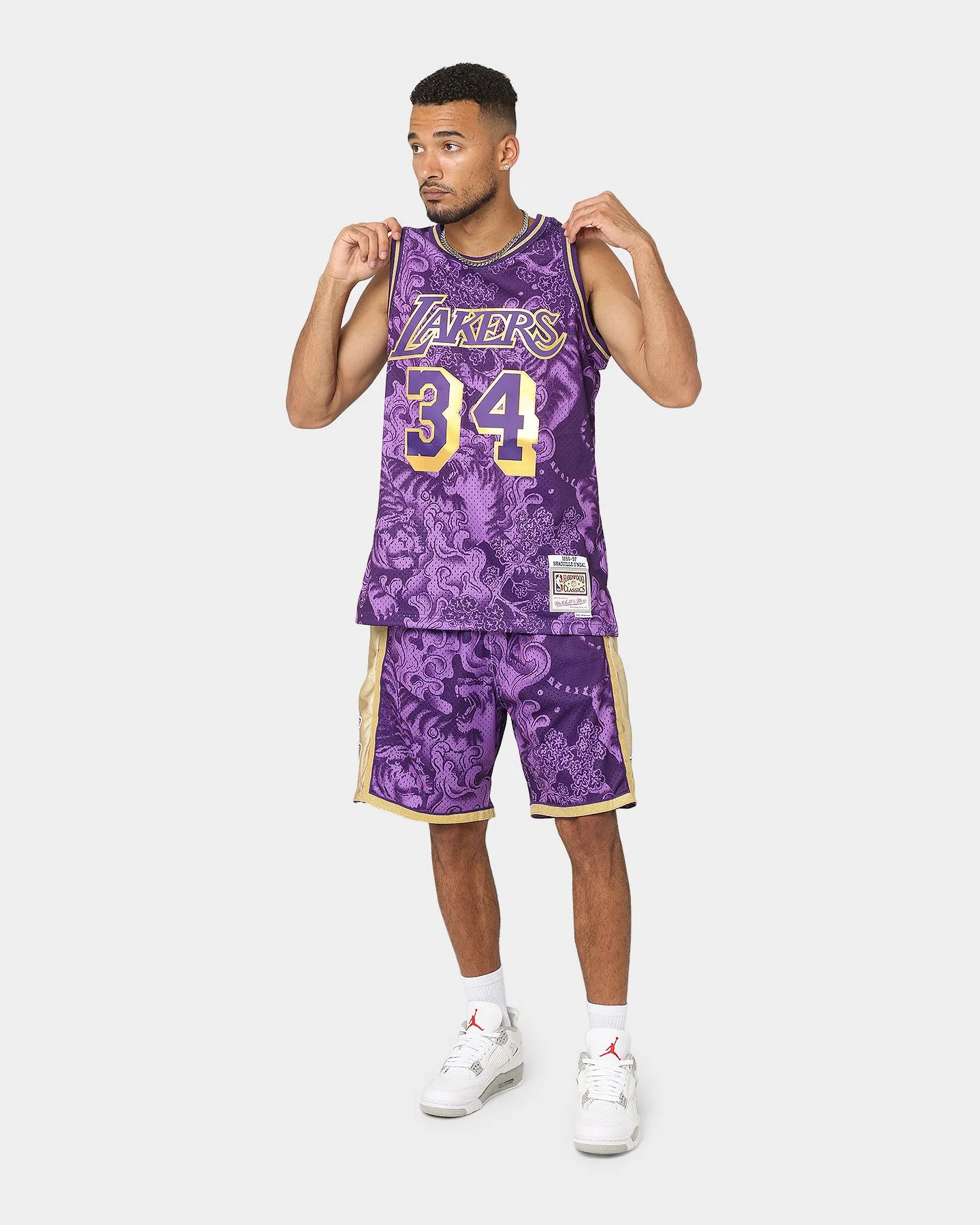 Mitchell & Ness Los Angeles Lakers Shaquille O'Neal #34 CNY 4.0 Swingman Jersey Dark Purple