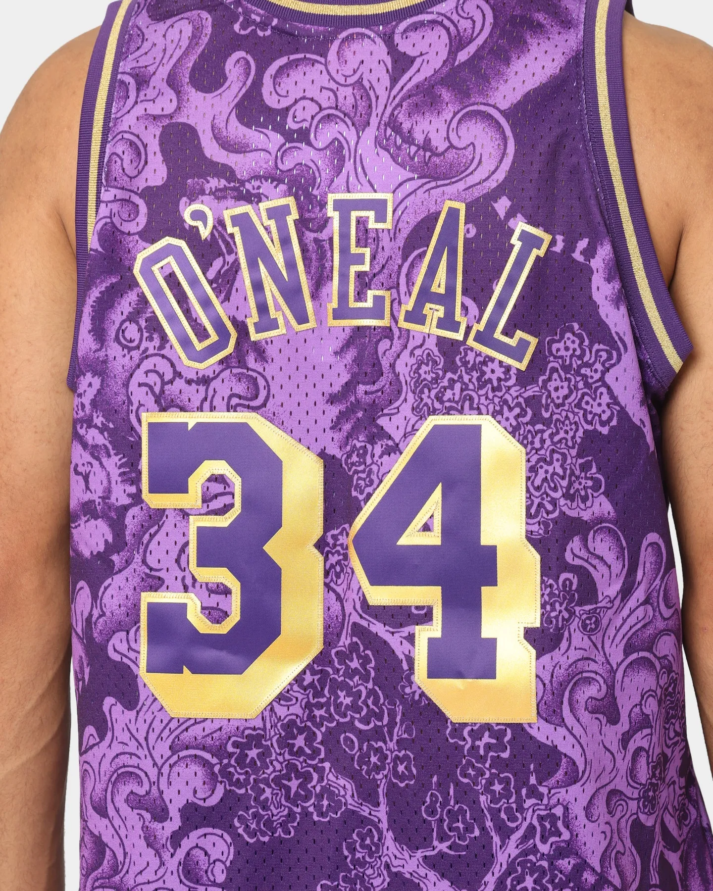 Mitchell & Ness Los Angeles Lakers Shaquille O'Neal #34 CNY 4.0 Swingman Jersey Dark Purple