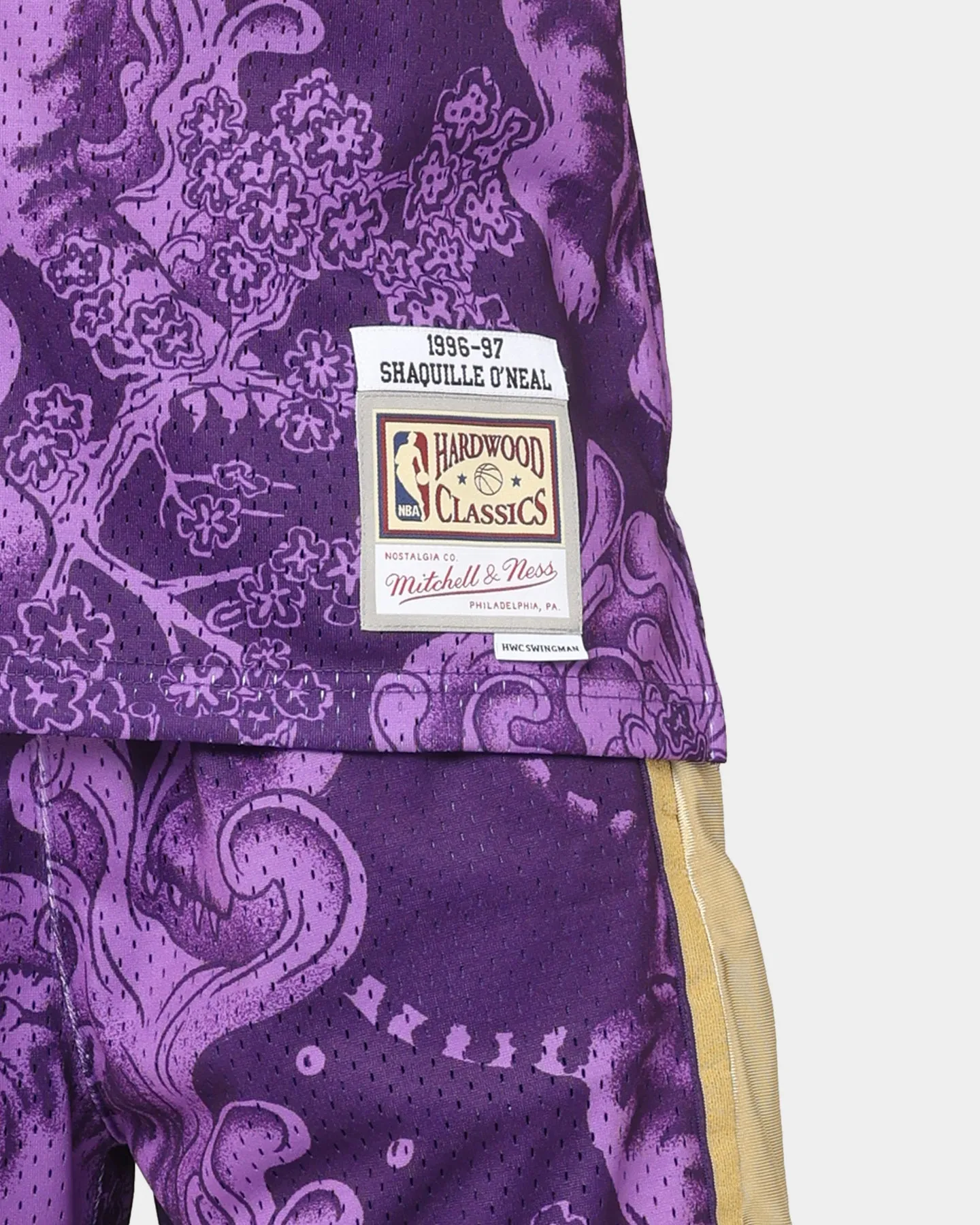 Mitchell & Ness Los Angeles Lakers Shaquille O'Neal #34 CNY 4.0 Swingman Jersey Dark Purple