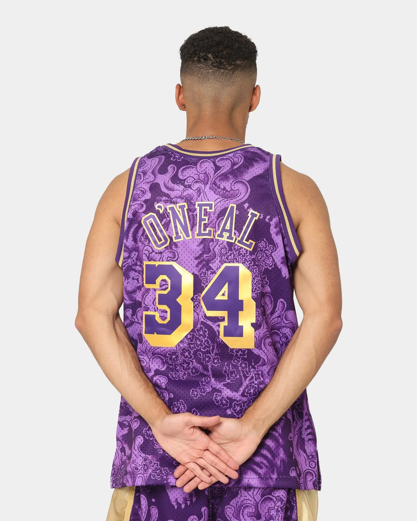 Mitchell & Ness Los Angeles Lakers Shaquille O'Neal #34 CNY 4.0 Swingman Jersey Dark Purple