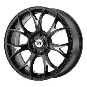 Motegi MR126 17X8 5X120 45mm Gloss Black With Milled Accents