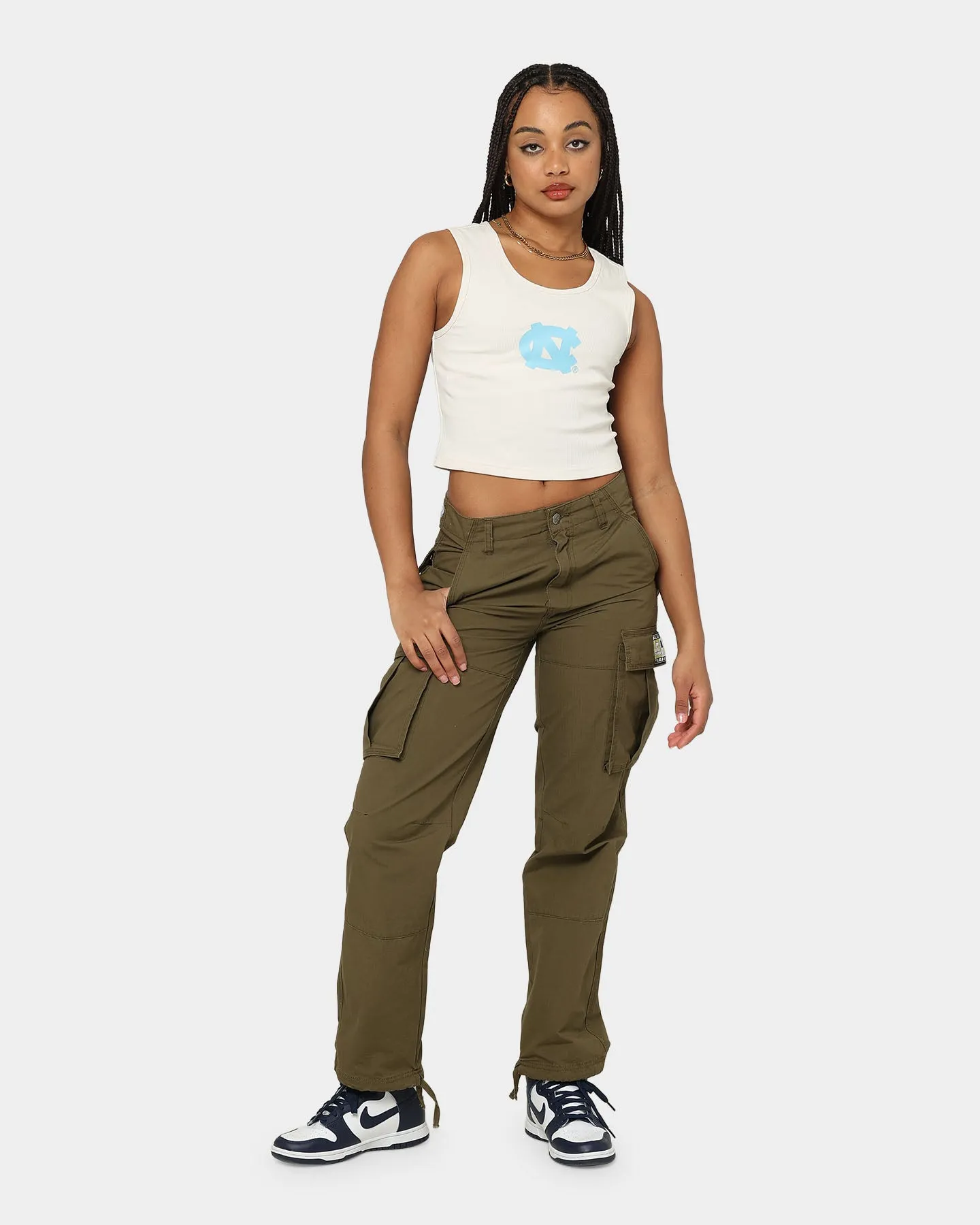 National Collegiate Athletic Association Women's University of North Carolina Tar Heels Classic Rib Tank White Sand