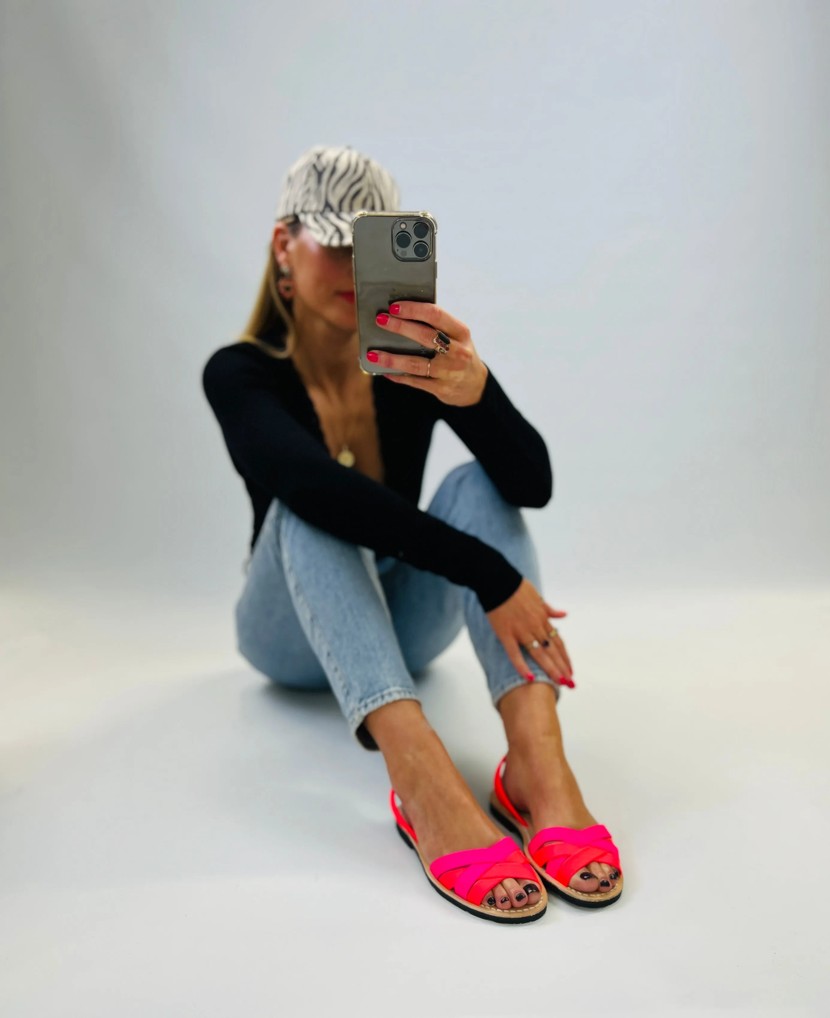 Neon Pop Peeptoe Avarca