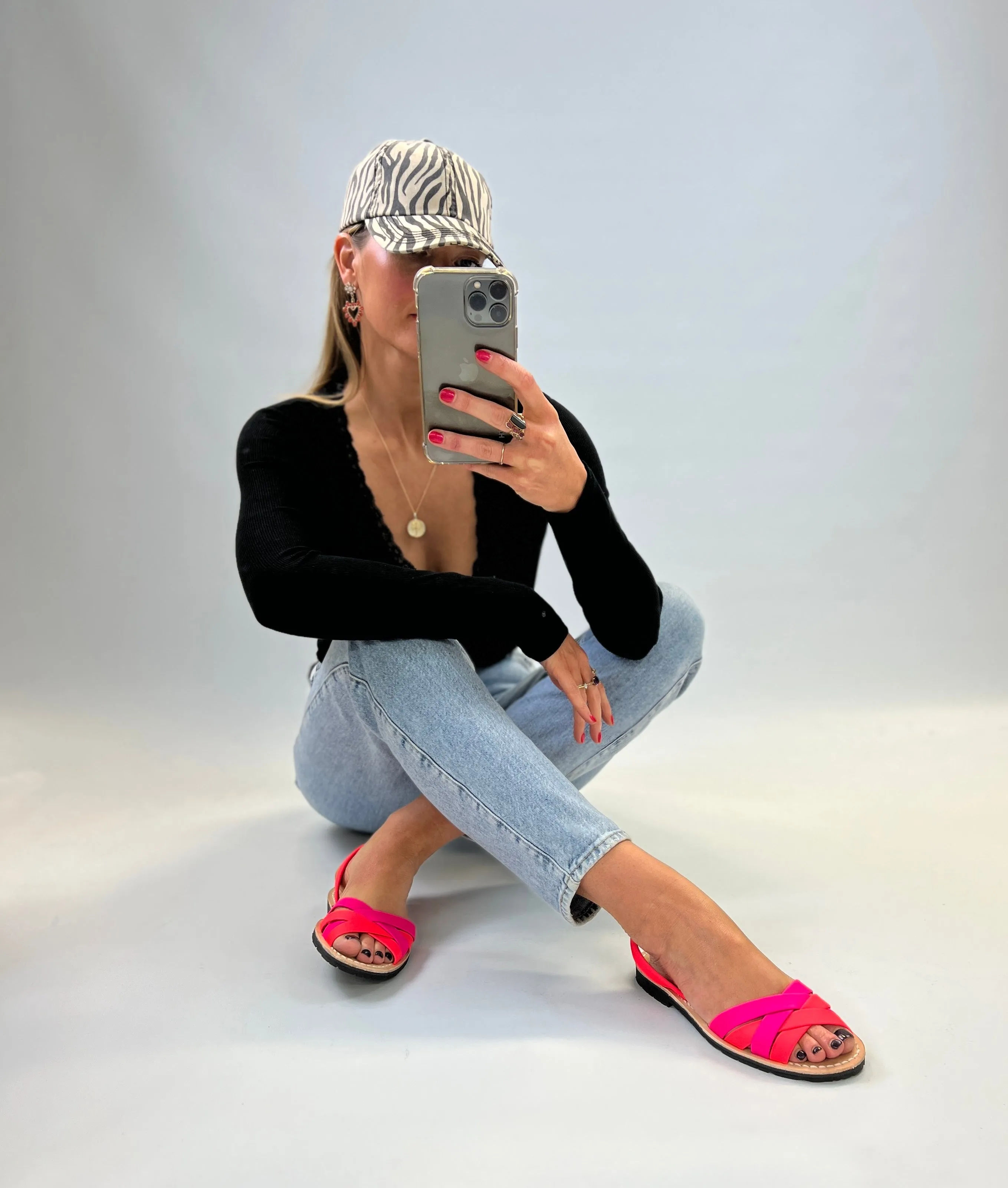 Neon Pop Peeptoe Avarca