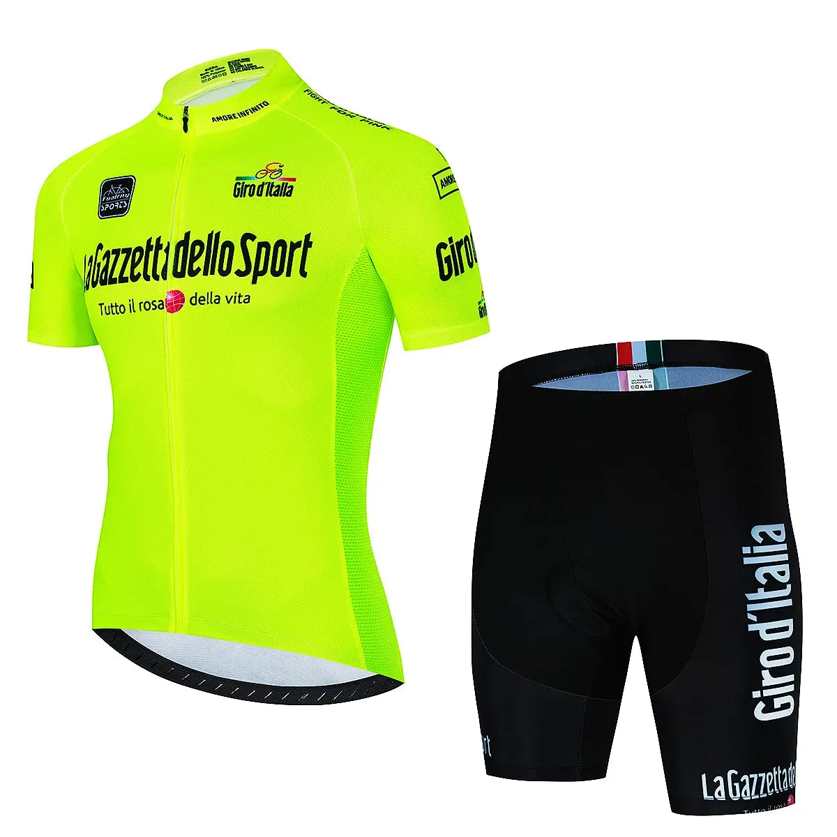 New Tour De Giro D'ITALIA Cycling Jersey Set Summer Cycling Clothing MTB Bike Clothes Uniform Maillot Ropa Ciclismo Cycling Suit