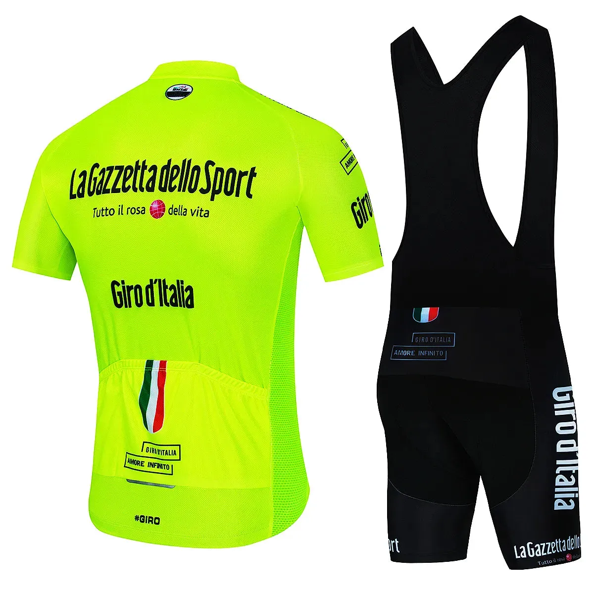 New Tour De Giro D'ITALIA Cycling Jersey Set Summer Cycling Clothing MTB Bike Clothes Uniform Maillot Ropa Ciclismo Cycling Suit