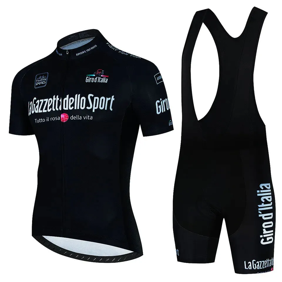 New Tour De Giro D'ITALIA Cycling Jersey Set Summer Cycling Clothing MTB Bike Clothes Uniform Maillot Ropa Ciclismo Cycling Suit