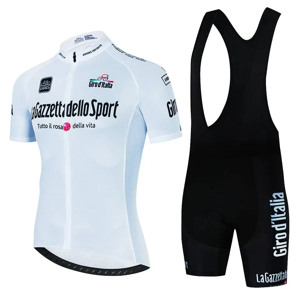 New Tour De Giro D'ITALIA Cycling Jersey Set Summer Cycling Clothing MTB Bike Clothes Uniform Maillot Ropa Ciclismo Cycling Suit
