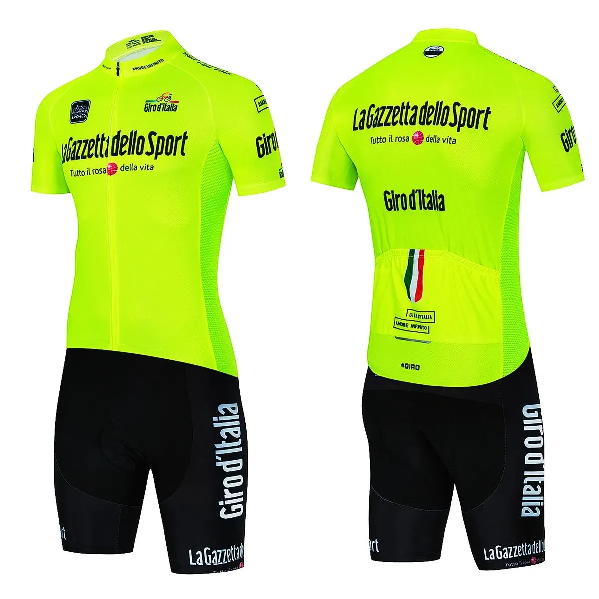 New Tour De Giro D'ITALIA Cycling Jersey Set Summer Cycling Clothing MTB Bike Clothes Uniform Maillot Ropa Ciclismo Cycling Suit
