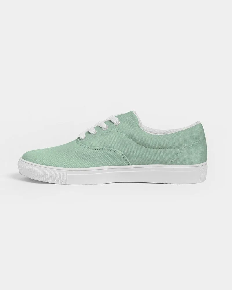 Pale Pastel Green Women's Canvas Sneakers | Women's | Bright Pale Pastel Green | C30M0Y30K0