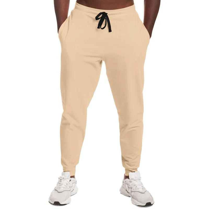 Pale Pastel Orange Joggers | Unisex | with PLUS sizes | Bright Pale Pastel Orange | C0M15Y30K0