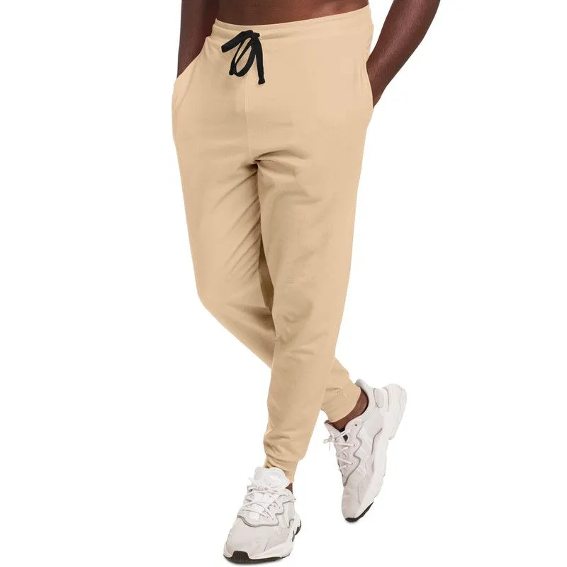 Pale Pastel Orange Joggers | Unisex | with PLUS sizes | Bright Pale Pastel Orange | C0M15Y30K0