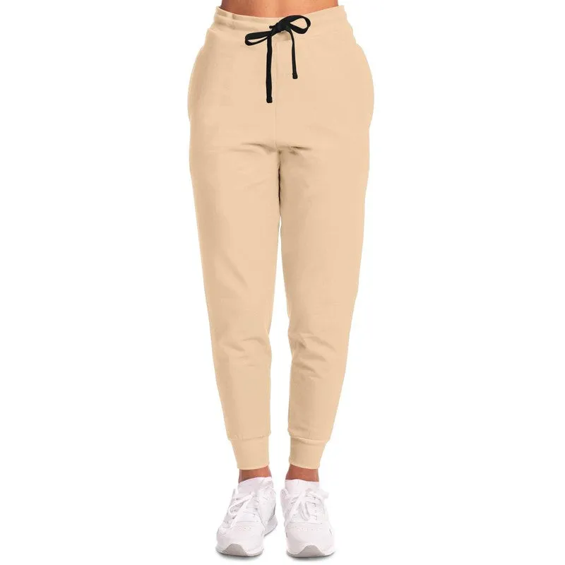 Pale Pastel Orange Joggers | Unisex | with PLUS sizes | Bright Pale Pastel Orange | C0M15Y30K0
