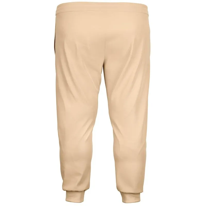 Pale Pastel Orange Joggers | Unisex | with PLUS sizes | Bright Pale Pastel Orange | C0M15Y30K0