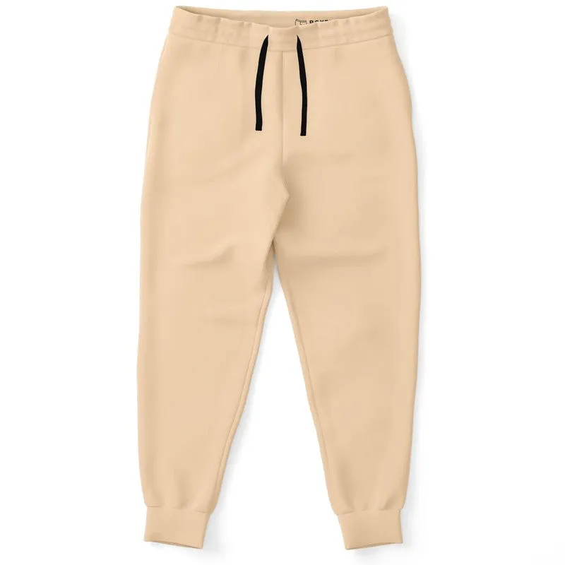 Pale Pastel Orange Joggers | Unisex | with PLUS sizes | Bright Pale Pastel Orange | C0M15Y30K0