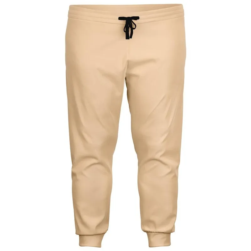 Pale Pastel Orange Joggers | Unisex | with PLUS sizes | Bright Pale Pastel Orange | C0M15Y30K0