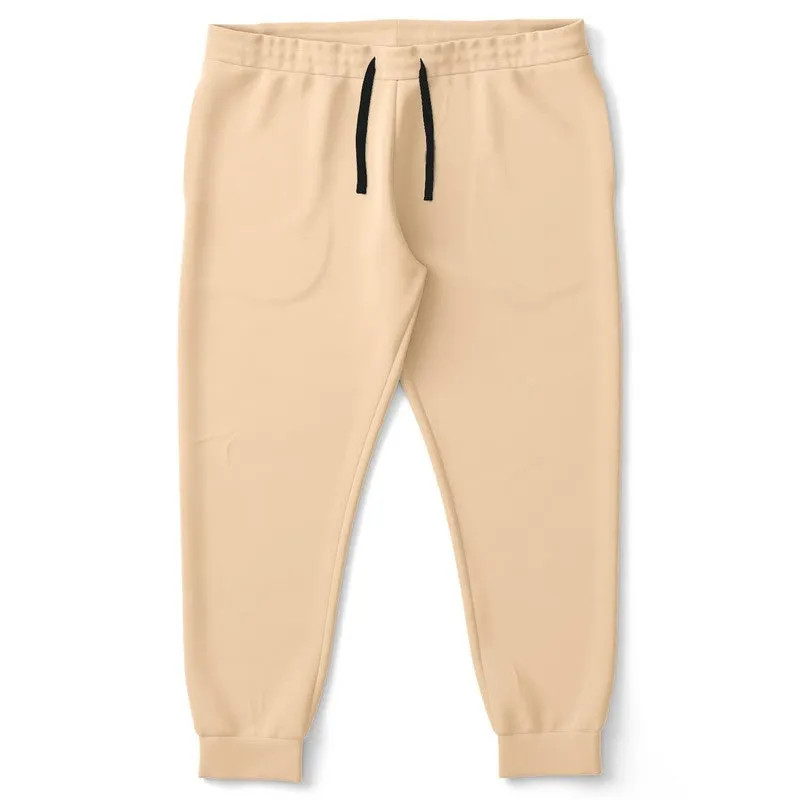 Pale Pastel Orange Joggers | Unisex | with PLUS sizes | Bright Pale Pastel Orange | C0M15Y30K0