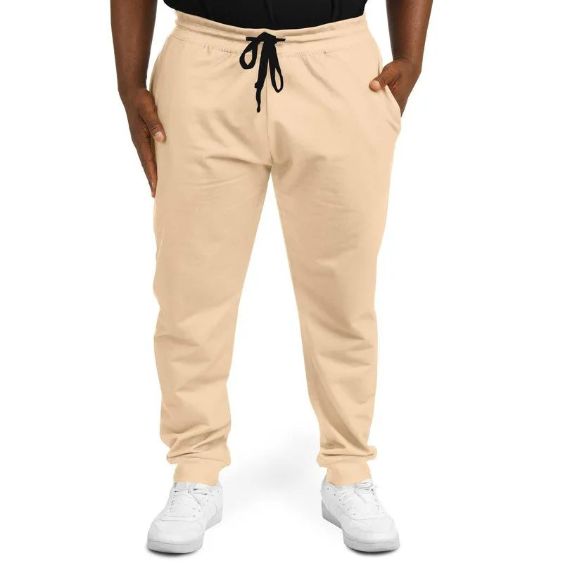 Pale Pastel Orange Joggers | Unisex | with PLUS sizes | Bright Pale Pastel Orange | C0M15Y30K0