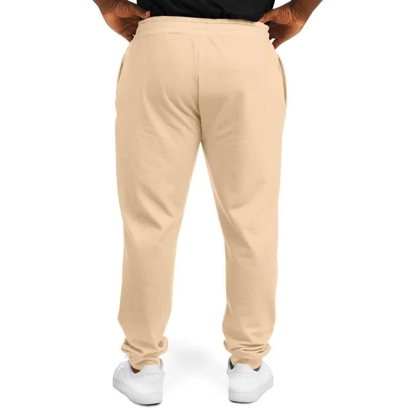 Pale Pastel Orange Joggers | Unisex | with PLUS sizes | Bright Pale Pastel Orange | C0M15Y30K0
