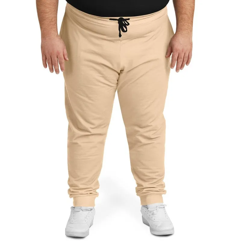 Pale Pastel Orange Joggers | Unisex | with PLUS sizes | Bright Pale Pastel Orange | C0M15Y30K0