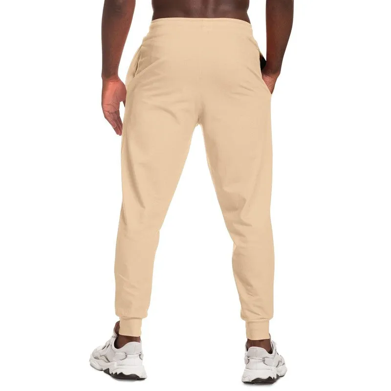Pale Pastel Orange Joggers | Unisex | with PLUS sizes | Bright Pale Pastel Orange | C0M15Y30K0