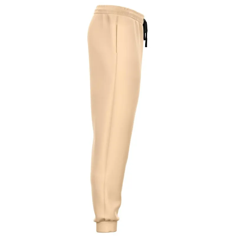 Pale Pastel Orange Joggers | Unisex | with PLUS sizes | Bright Pale Pastel Orange | C0M15Y30K0