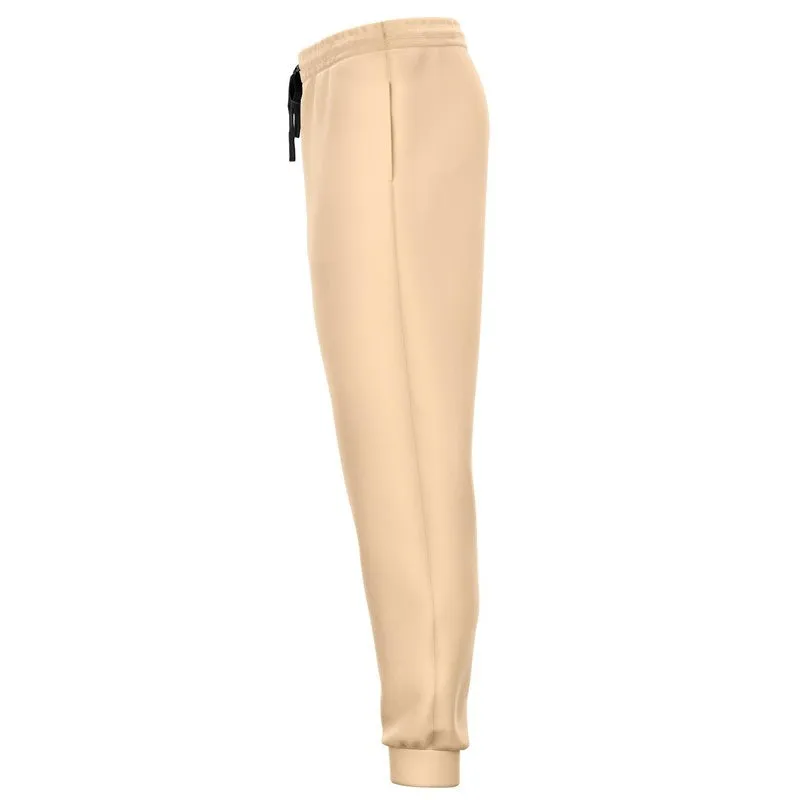 Pale Pastel Orange Joggers | Unisex | with PLUS sizes | Bright Pale Pastel Orange | C0M15Y30K0