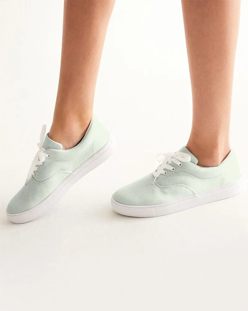 Pale Warm Green Women's Canvas Sneakers | Women's | Bright Pale Warm Green | C5M0Y10K0