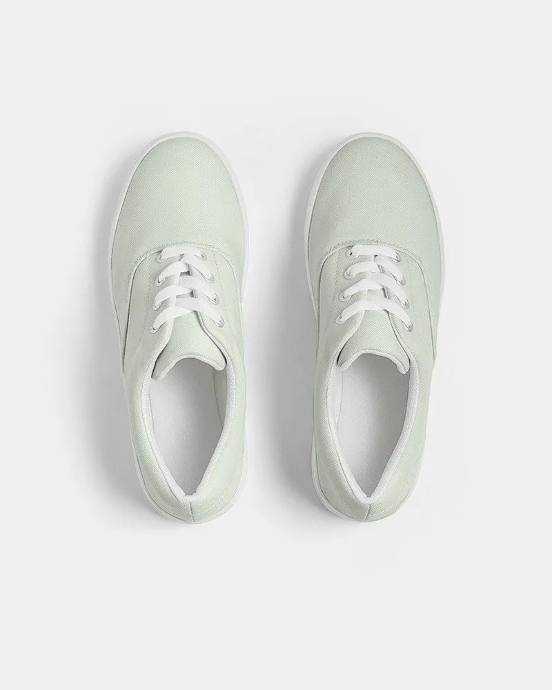 Pale Warm Green Women's Canvas Sneakers | Women's | Bright Pale Warm Green | C5M0Y10K0