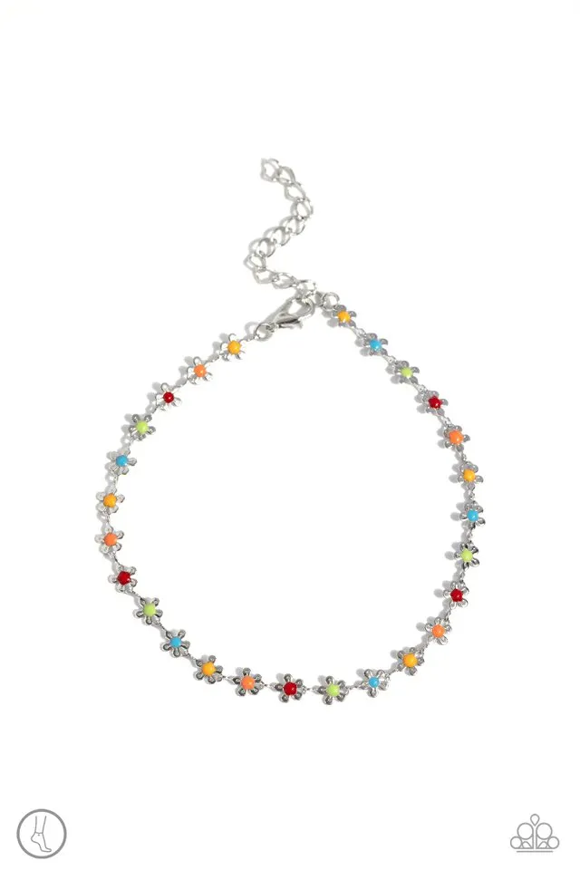 Paparazzi Bracelet ~ Familiar Florals - Multi