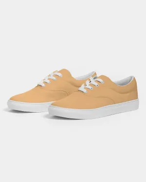 Pastel Orange Men's Canvas Sneakers | Men's | Bright Pastel Orange | C0M30Y60K0