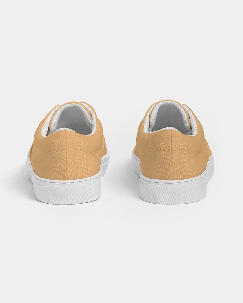 Pastel Orange Men's Canvas Sneakers | Men's | Bright Pastel Orange | C0M30Y60K0