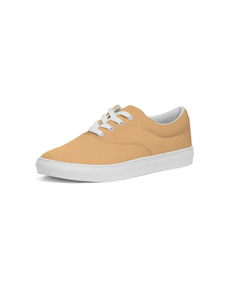 Pastel Orange Men's Canvas Sneakers | Men's | Bright Pastel Orange | C0M30Y60K0