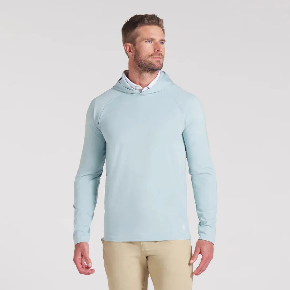 Puma Mens Cloudspun Tech Modern Mint Golf Hoodie