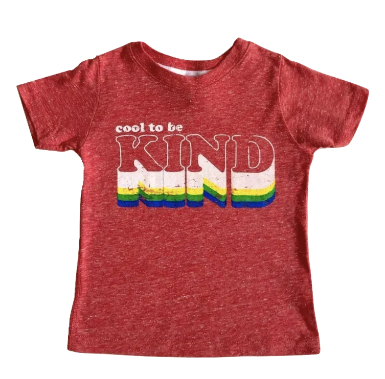 Roman & Leo - Cool to be Kind Tee in Heather Red