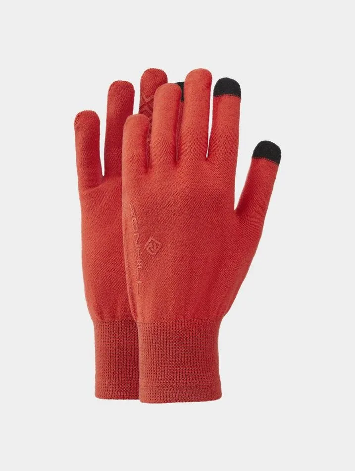 Ronhill Merino Seamless Gloves Wool Winter Thermal Warm Thick Stretch Knitted