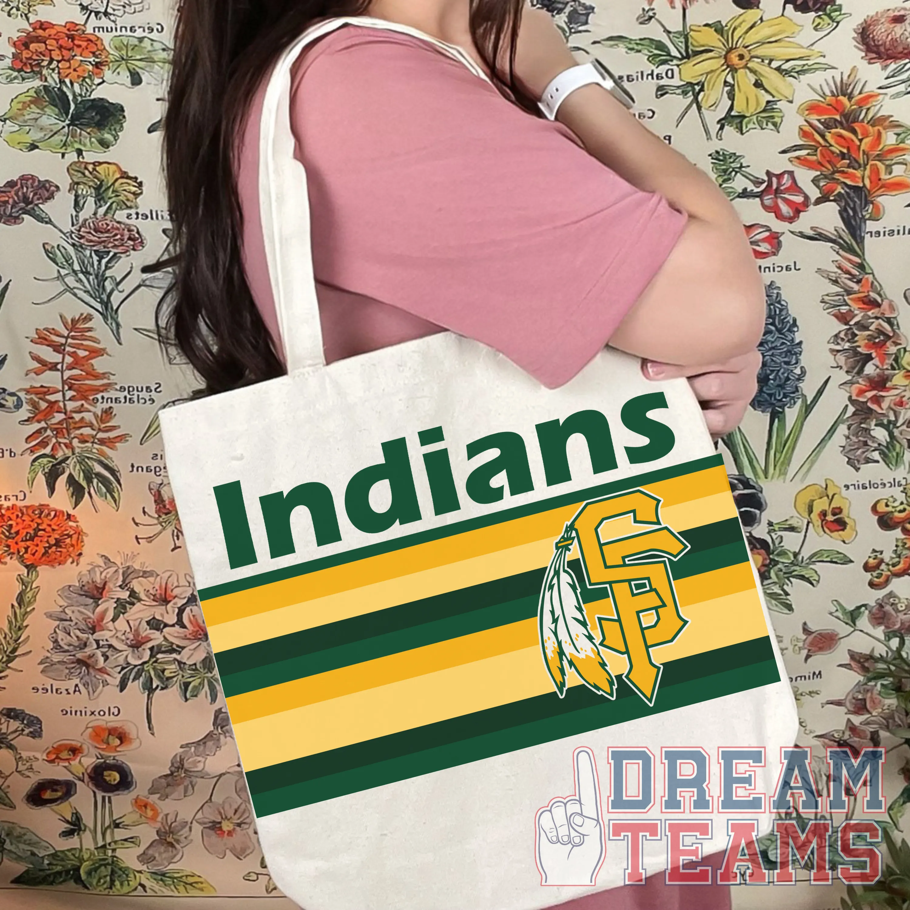 Santa Fe Indians - Retro Stripes Tote
