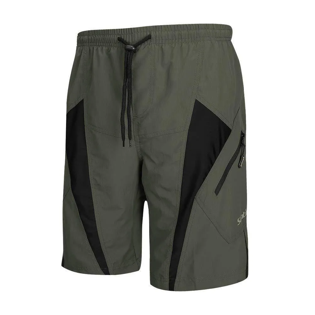 Santic Men's Cycling Shorts Loose-Fit 4D Padded Bike Bicycle MTB Mountain Bike Shorts