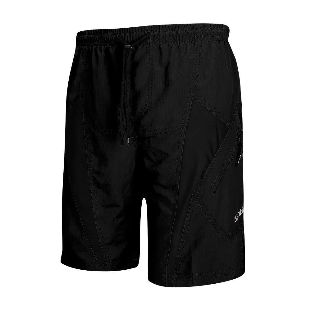 Santic Men's Cycling Shorts Loose-Fit 4D Padded Bike Bicycle MTB Mountain Bike Shorts